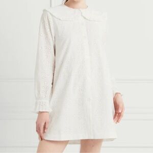 Hill House White Eyelet Evelyn Dress - Size XL - NWT